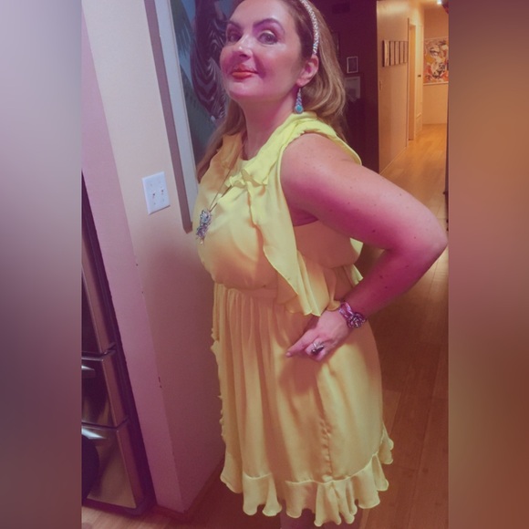 Prabal Gurung Vibrant Yellow Dress - Picture 2 of 7